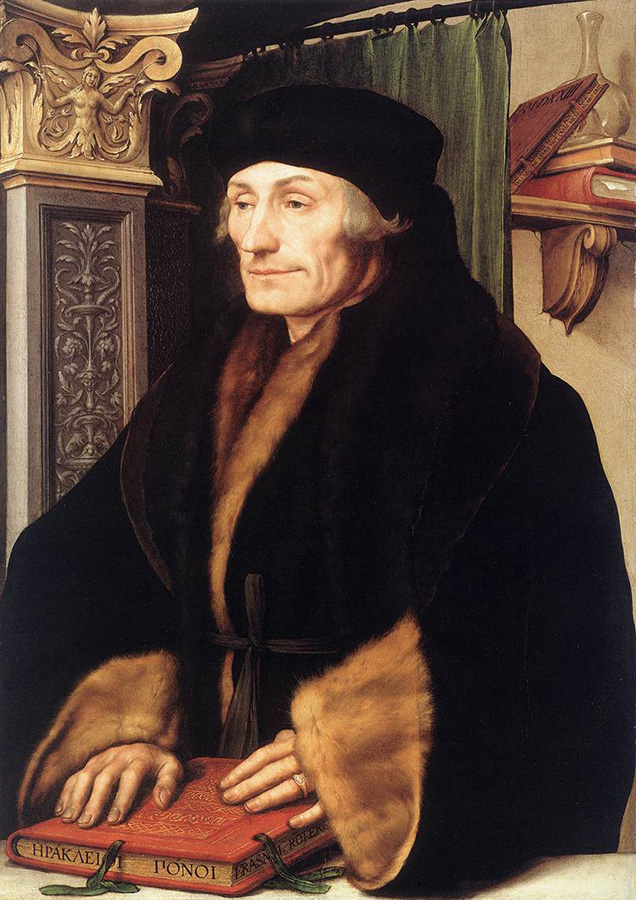 Портрет Эразма Роттердамского. Художник Ганс Гольбейн Младший, 1523

