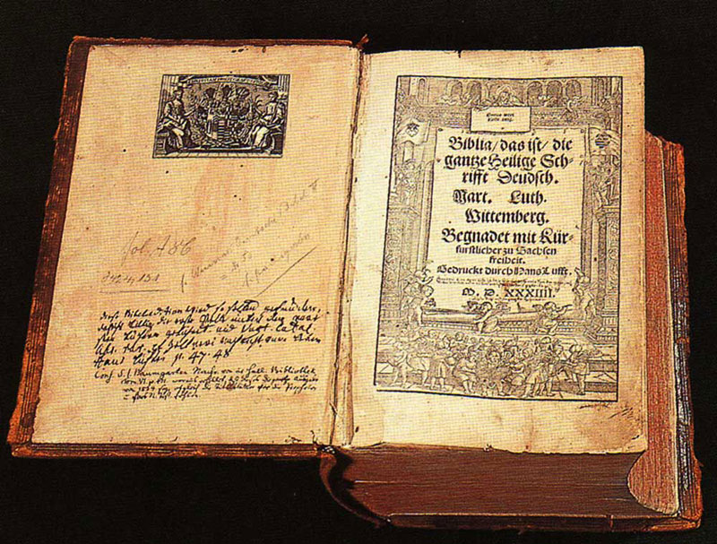 Библия Мартина Лютера. 1536
