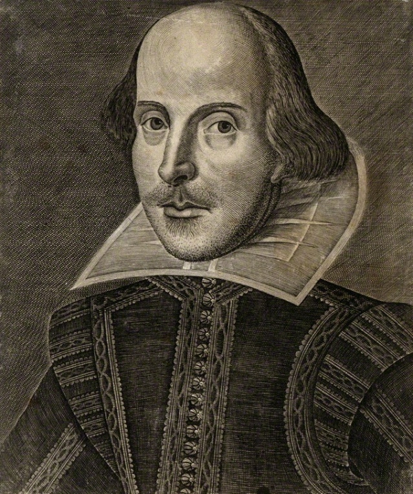 Мартин Друшаут. Портрет Уильяма Шекспира. 1632 или 1663-1664 гг. Национальная Портретная Галерея, Лондон
