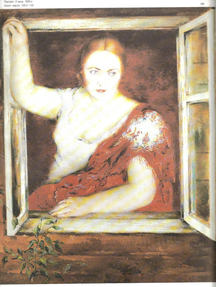 006. Вильямс П. Портрет. У окна (Начало 1930-х годов). Русский музей, СПб.
